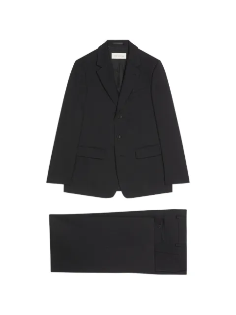 DRIES VAN NOTEN flap-pocket single breasted suit