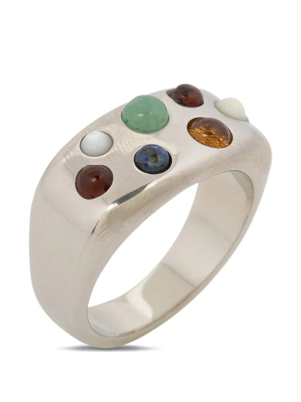  Dries Van Noten Stone-embellished Ring - Silver 