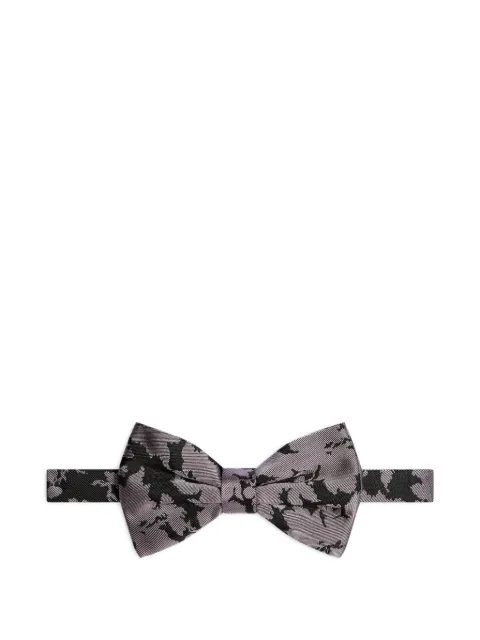 DRIES VAN NOTEN corbata de moño de seda con motivo