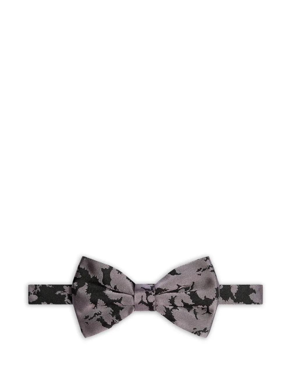 DRIES VAN NOTEN patterned silk bow tie - Viola