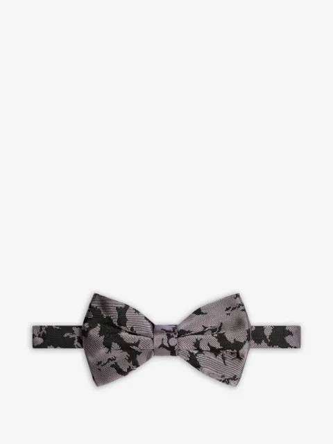 DRIES VAN NOTEN patterned silk bow tie