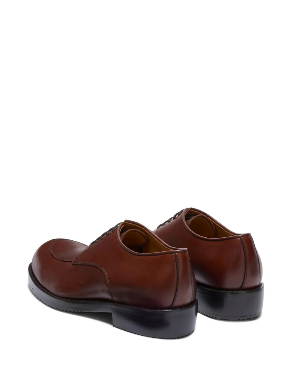 DRIES VAN NOTEN Leren derby schoenen Bruin