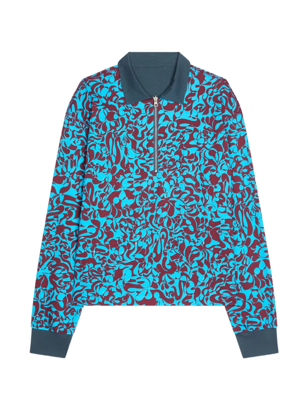 DRIES VAN NOTEN reversible polo shirt - Blu