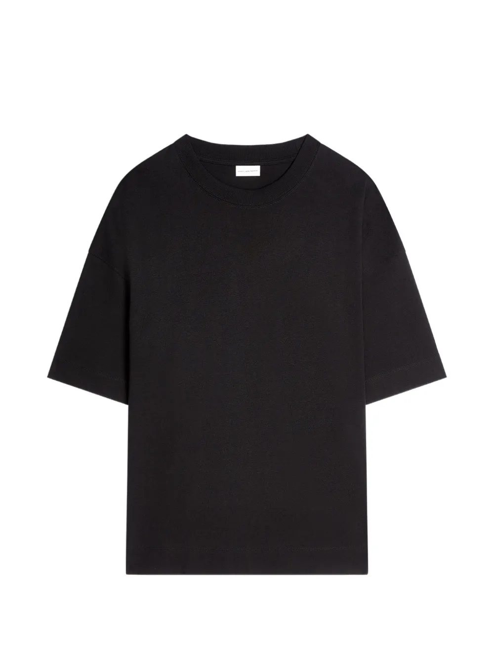 DRIES VAN NOTEN cotton T-shirt - Nero