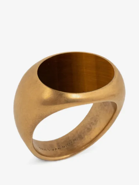 DRIES VAN NOTEN stone signet ring