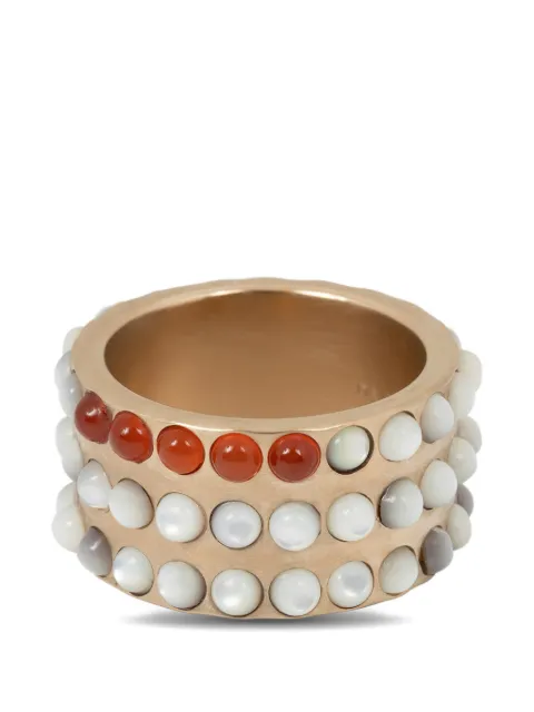 DRIES VAN NOTEN stone-embellished band ring