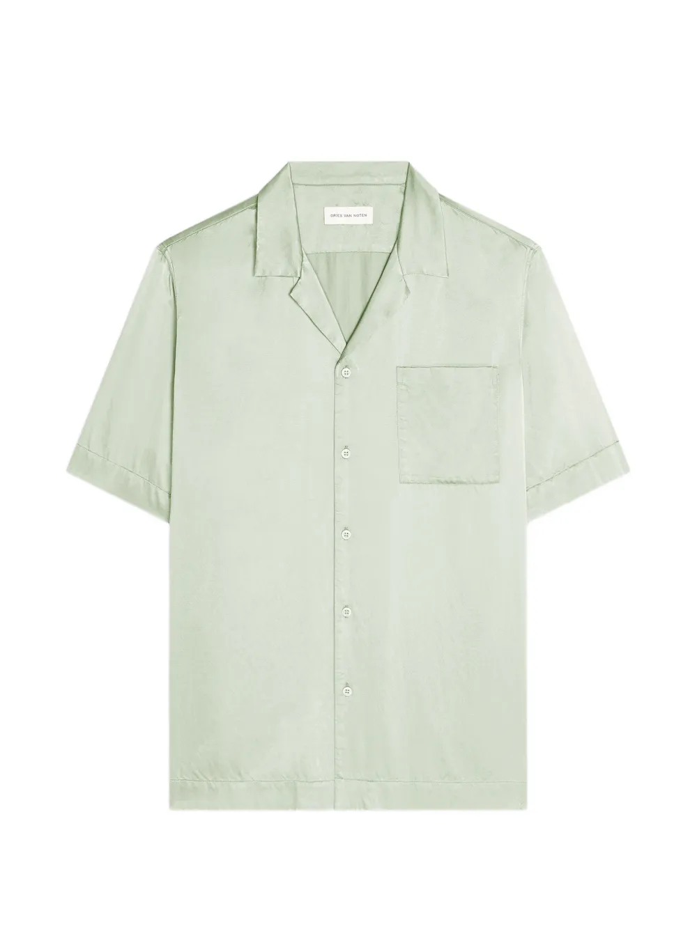 DRIES VAN NOTEN chest-pocket shirt - Verde