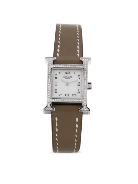 Hermès Pre-Owned 2020s 20mm Hermès Heure H ardillon buckle watch