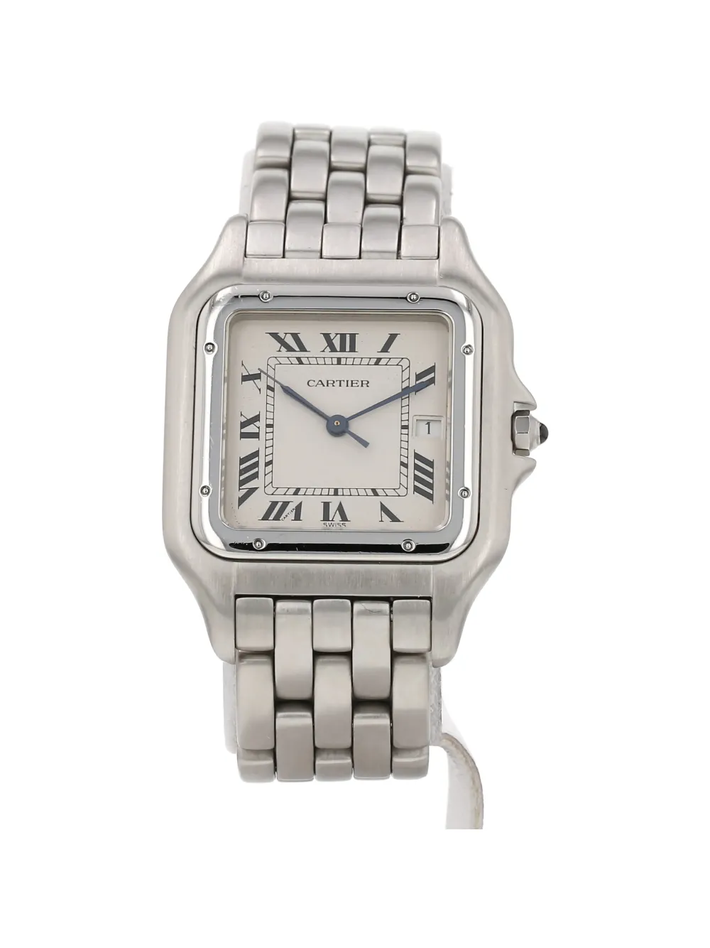 Cartier 1990s 30mm Panthère roman numerals watch - Argento
