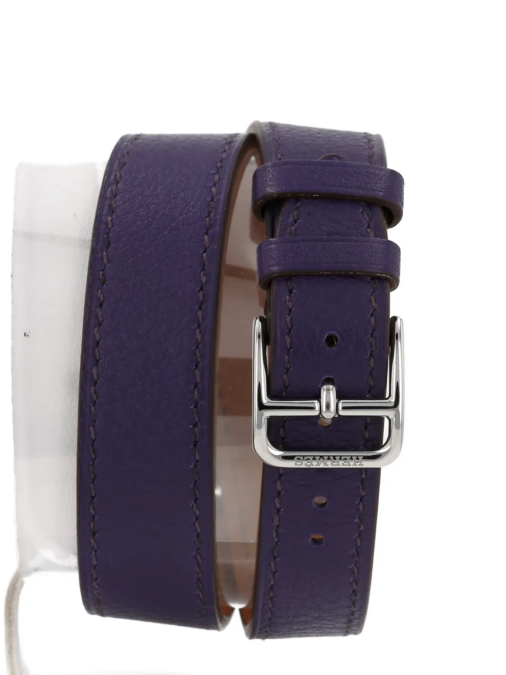 Hermès Pre-owned 2010 36mm Cape Cod Tonneau Ardillon Buckle Watch in White, view 5