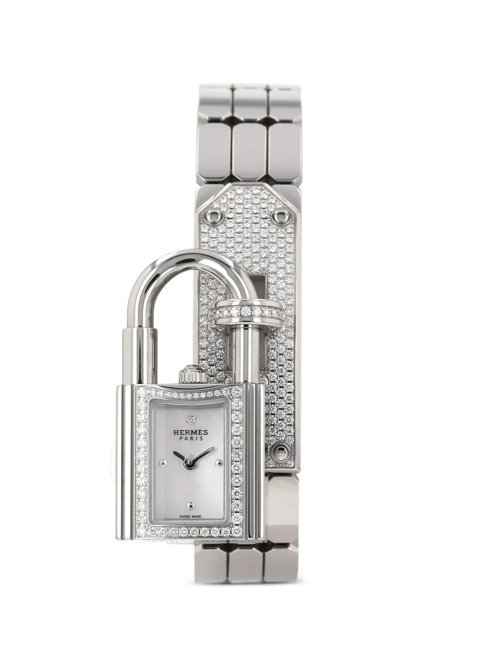 Hermès Pre-Owned 2025 Montre Kelly 16mm watch - Bianco