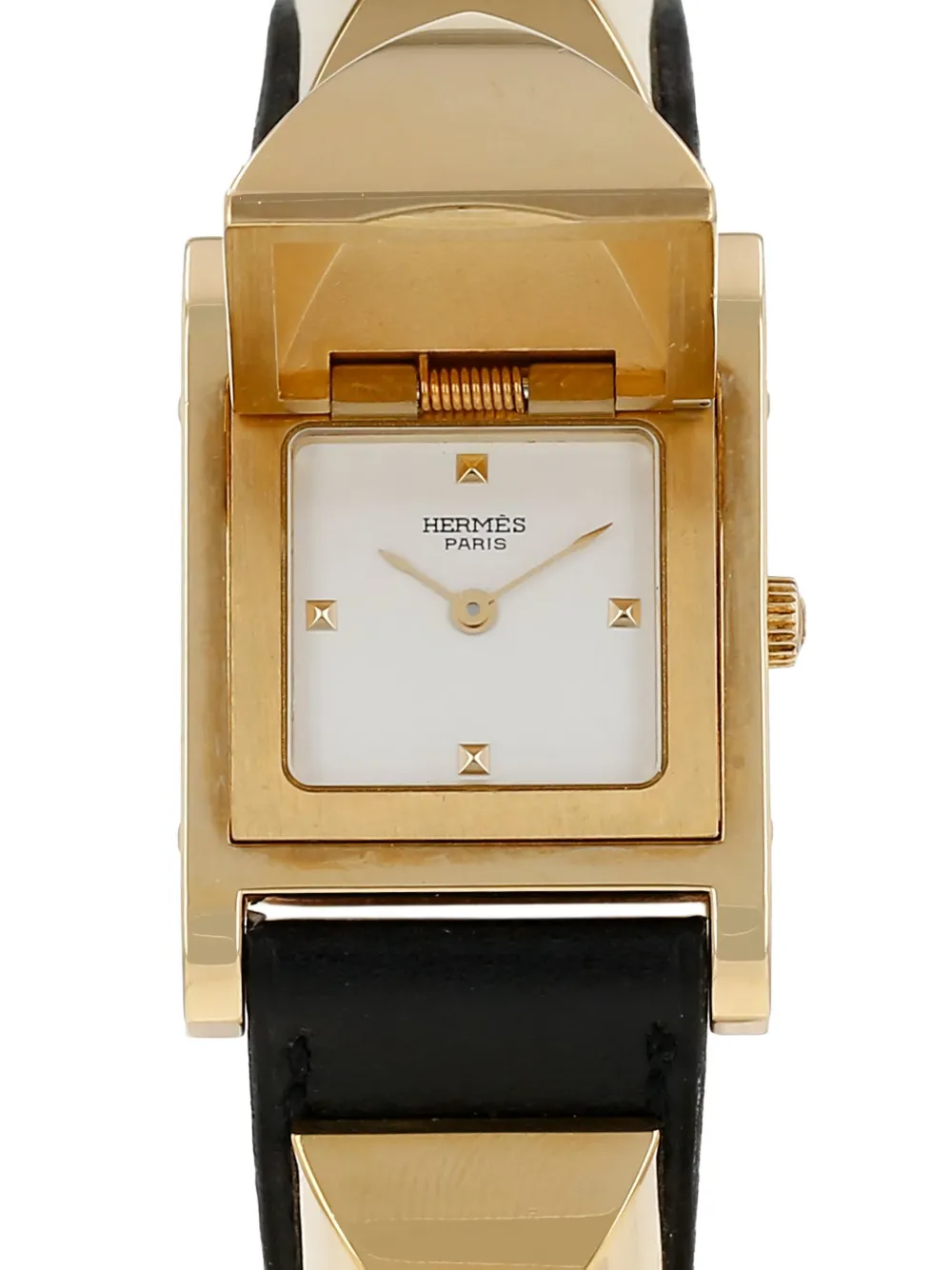 Hermès Pre-Owned 1990's Médor 23mm watch - Bianco