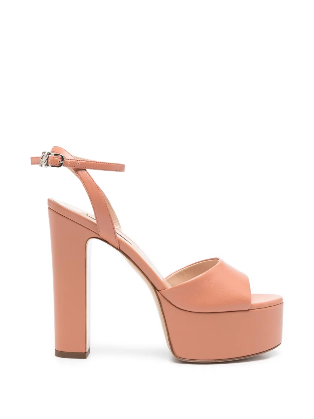 Casadei ankle-strap platform sandals Roze