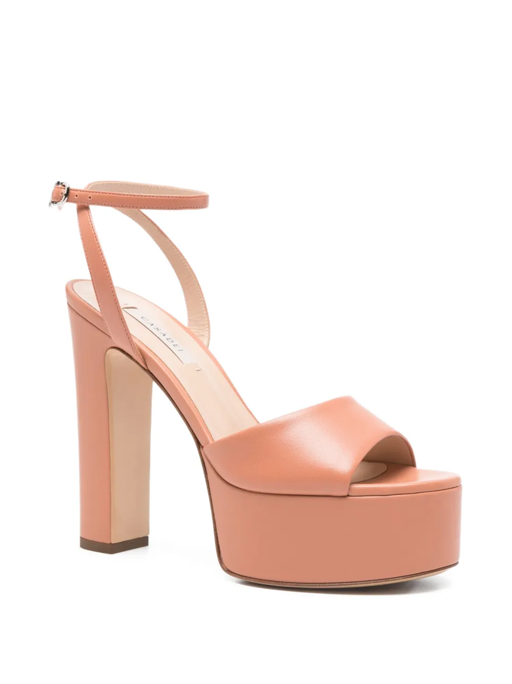Casadei ankle-strap platform sandals Roze