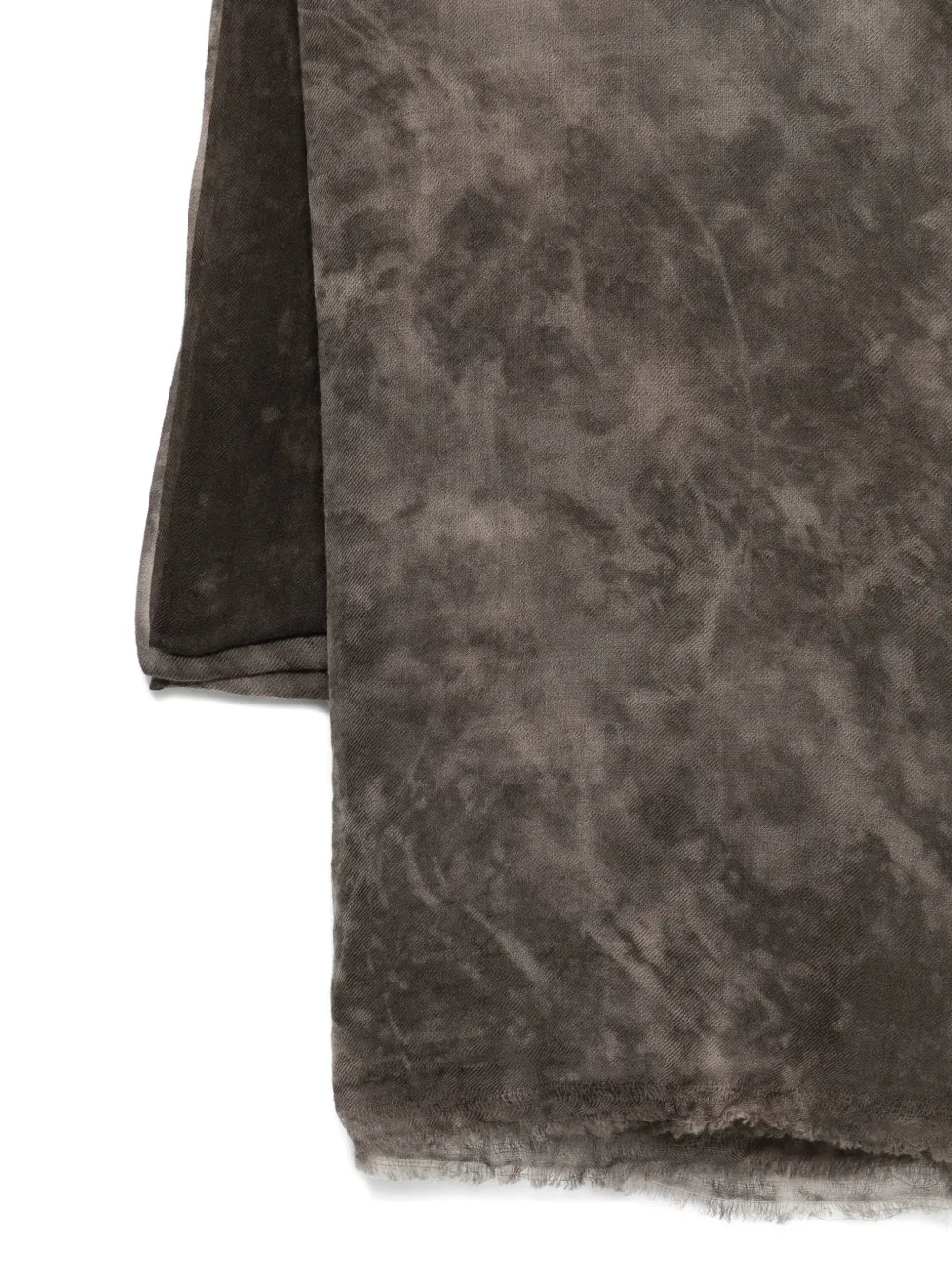 Avant Toi Mottled-print Scarf - Grey 