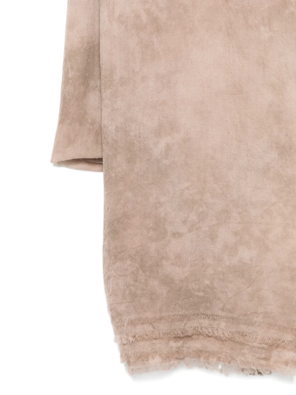  Avant Toi Frayed-edges Scarf - Neutrals 