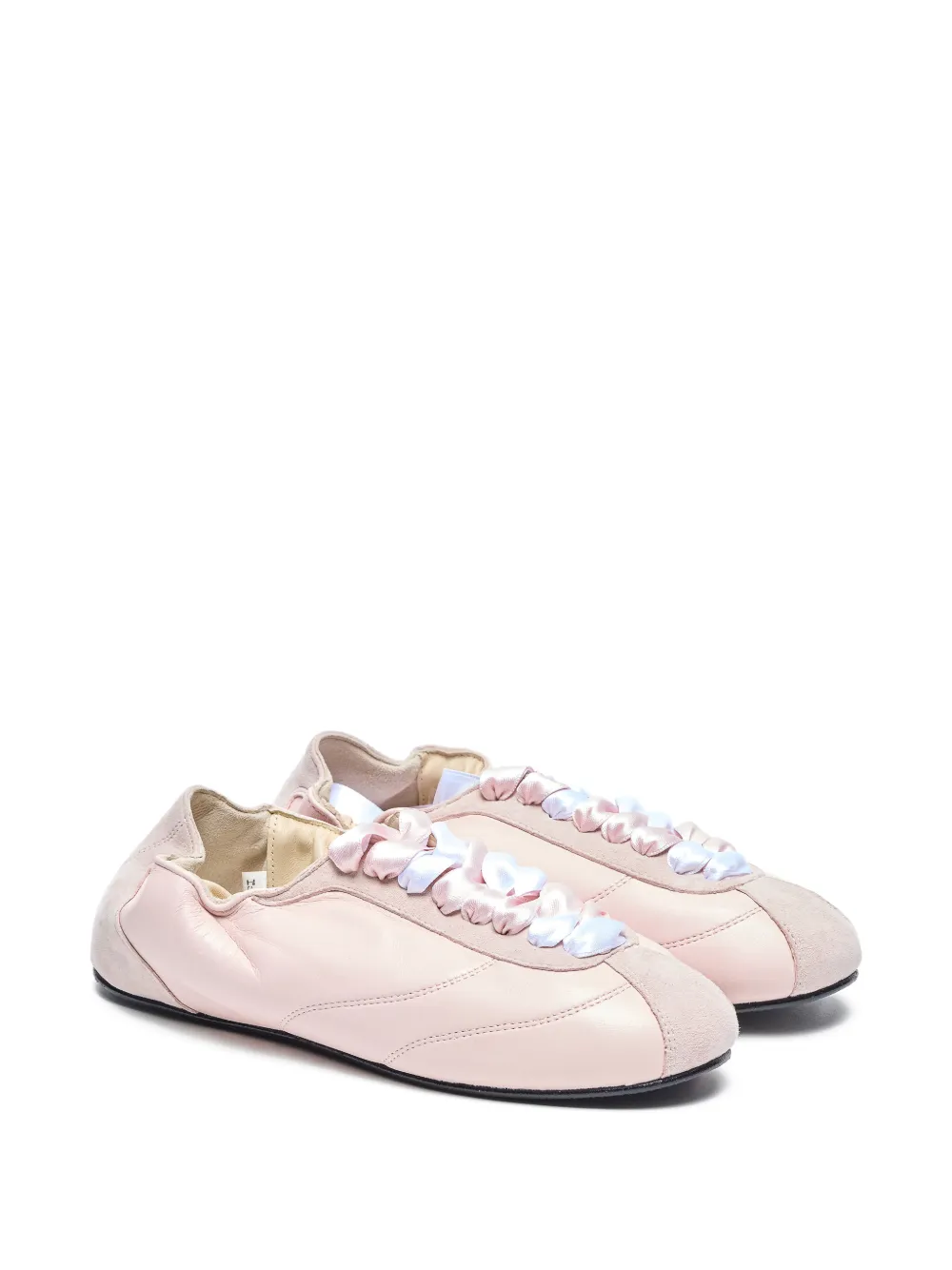 Repetto Zijden sneakers met vlakken Roze