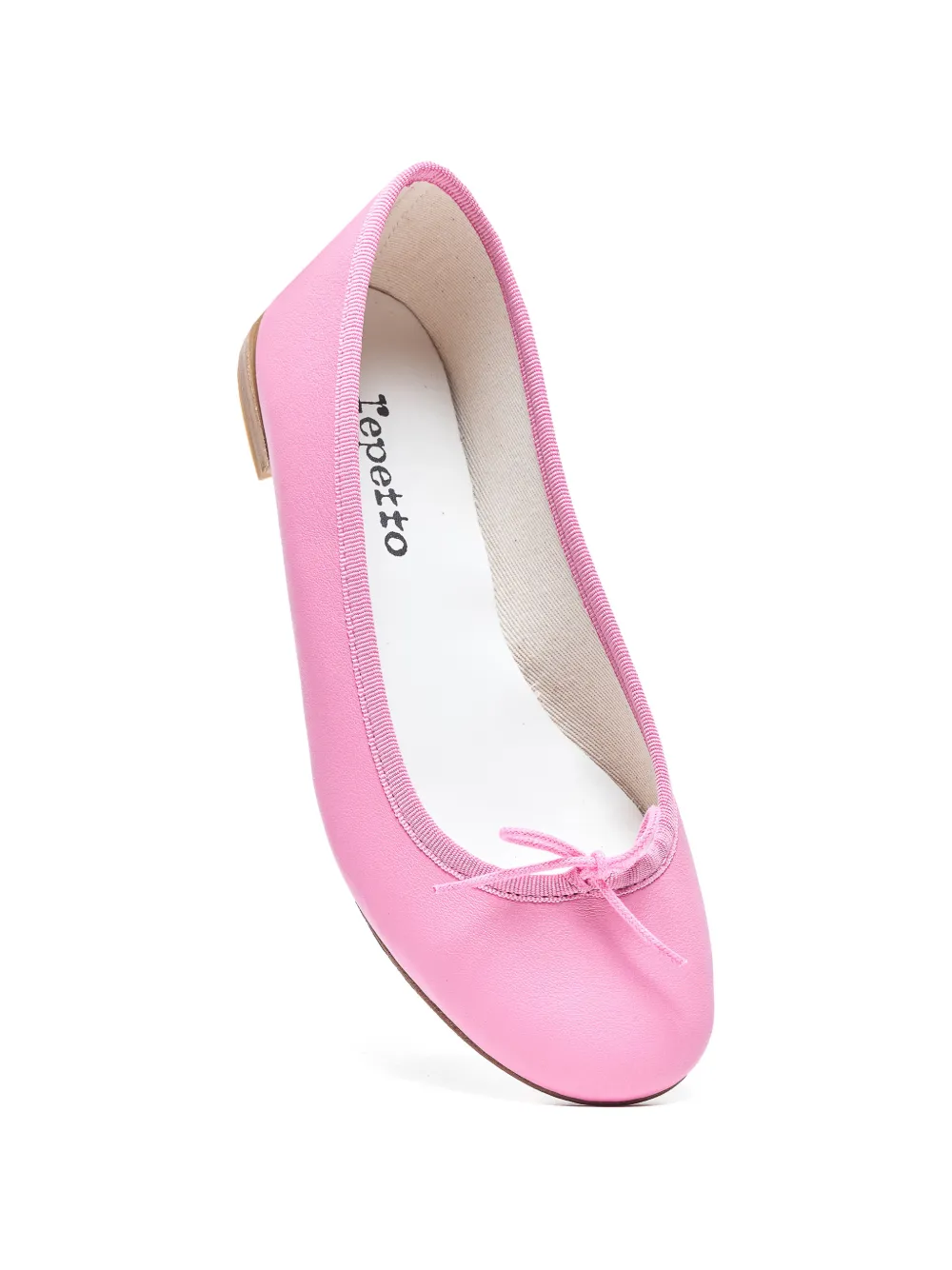 Repetto bow-detail ballet flats Roze