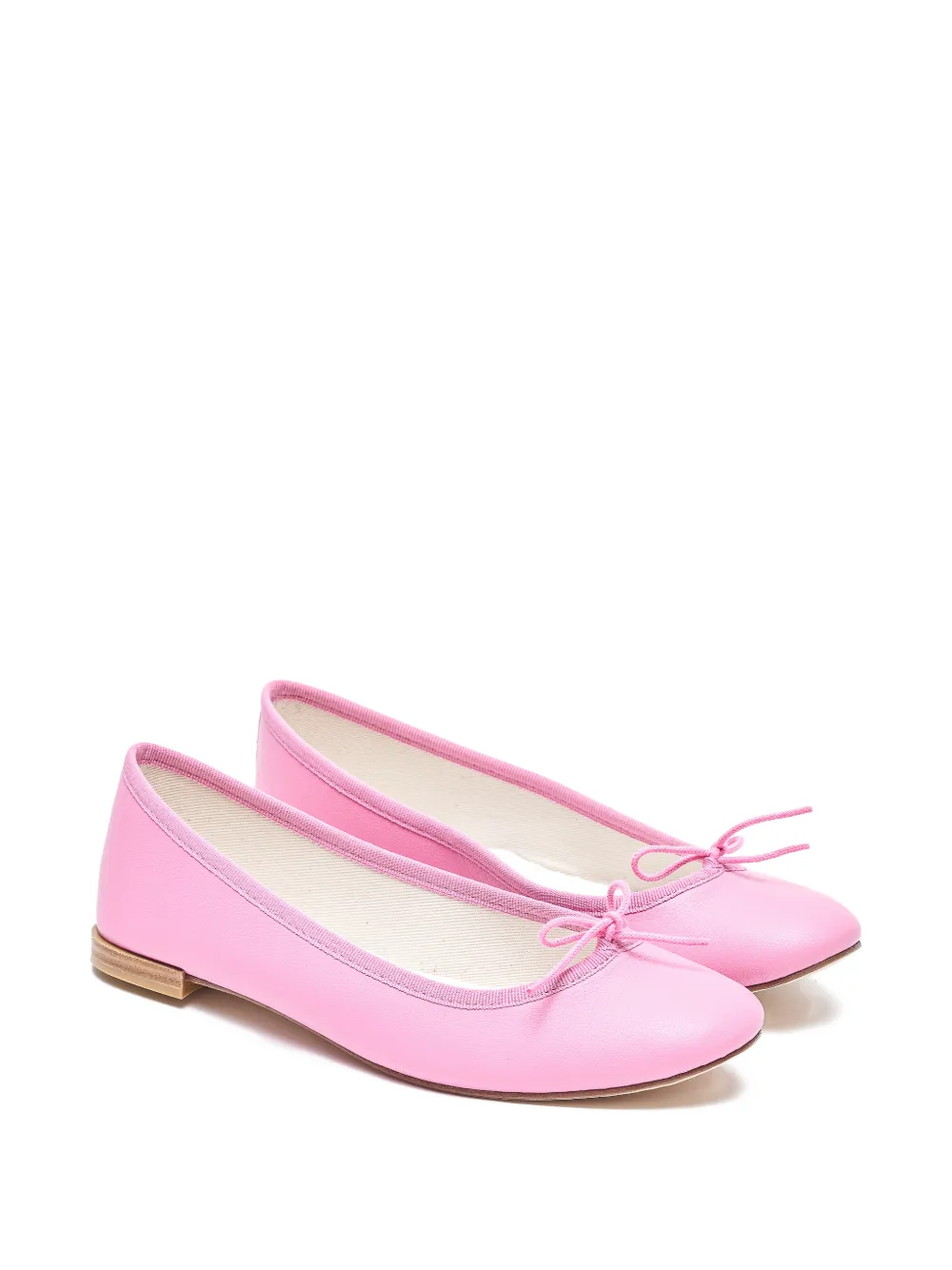 Repetto bow-detail ballet flats - Roze
