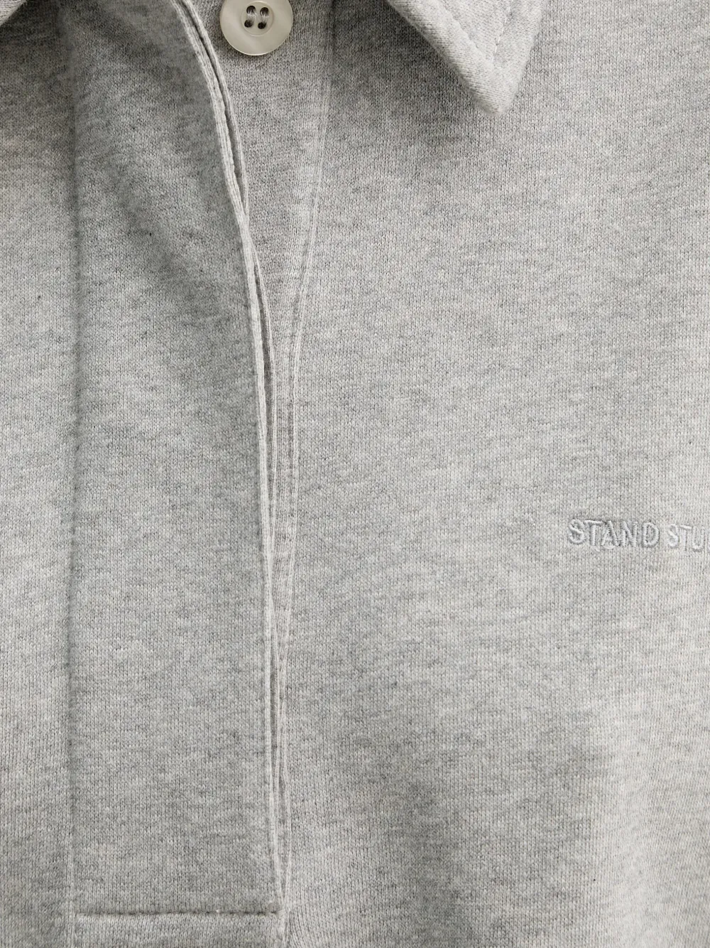 STAND STUDIO Kennedi mini-jurk met knopen Grijs