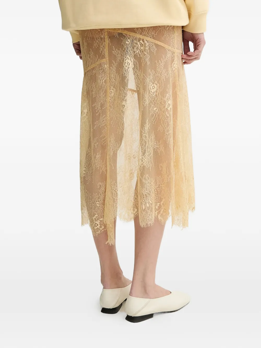  Stand Studio Lace Skirt - Neutrals 