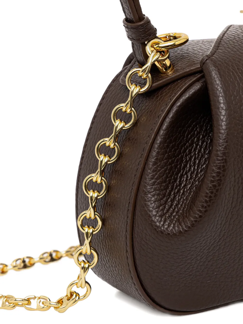  Yuzefi Oyster Clutch Bag - Brown 