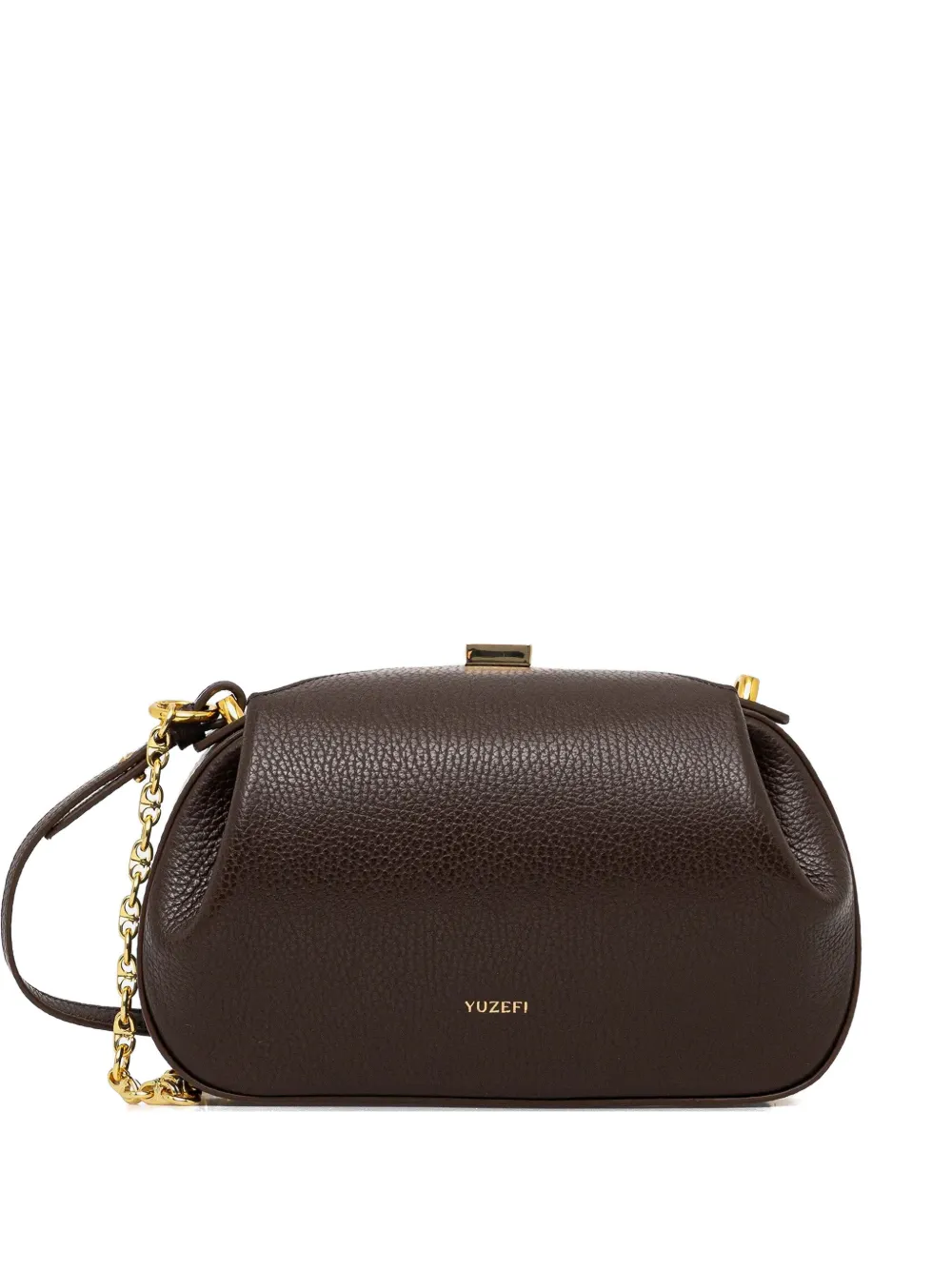 Yuzefi Oyster clutch bag - Marrone