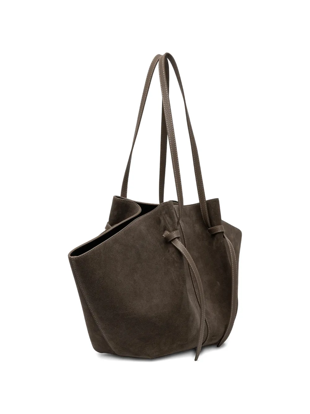 Yuzefi Mochi suede shoulder bag - Bruin