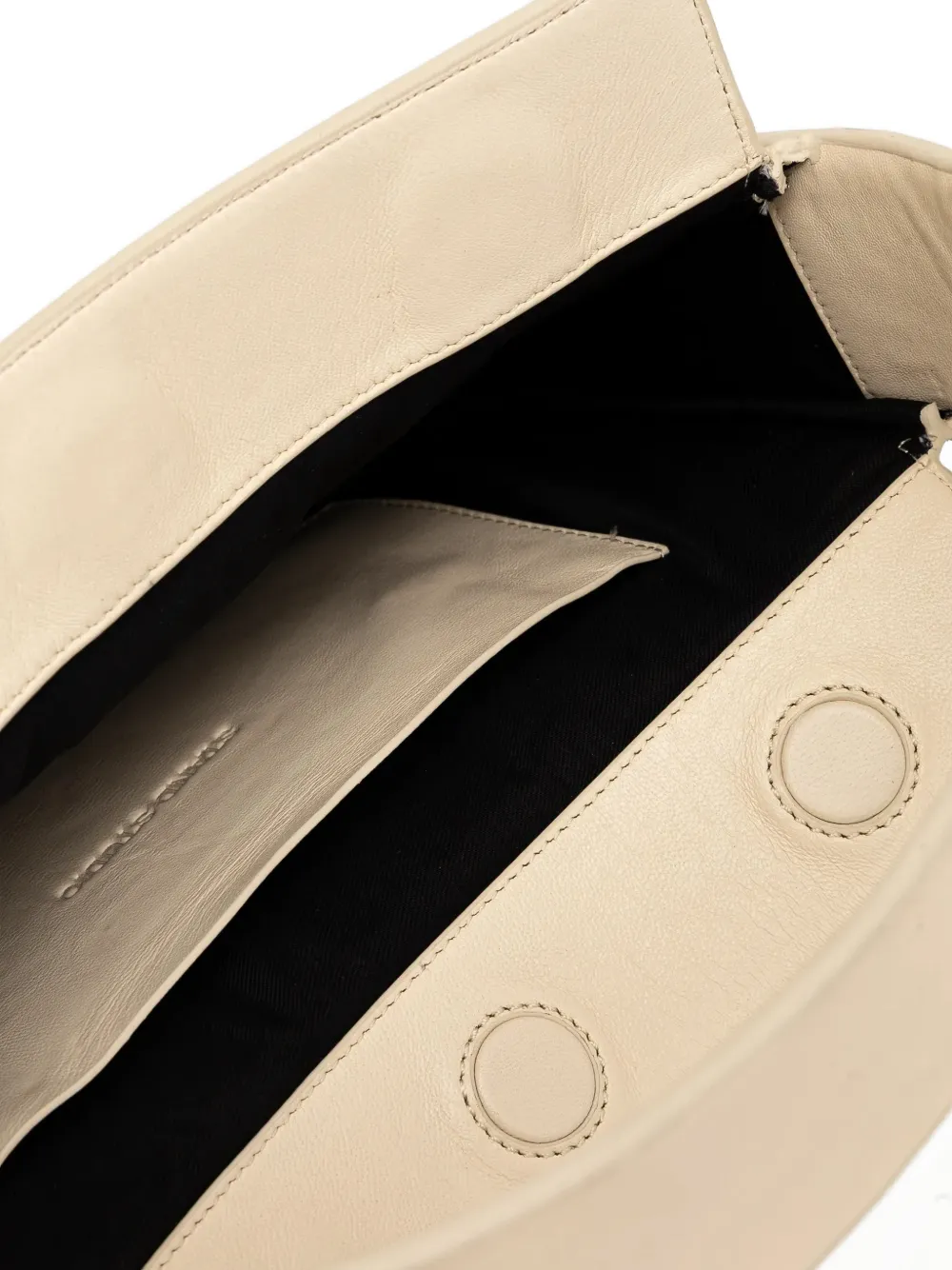 STAND STUDIO Dakota schoudertas met logodetail Beige