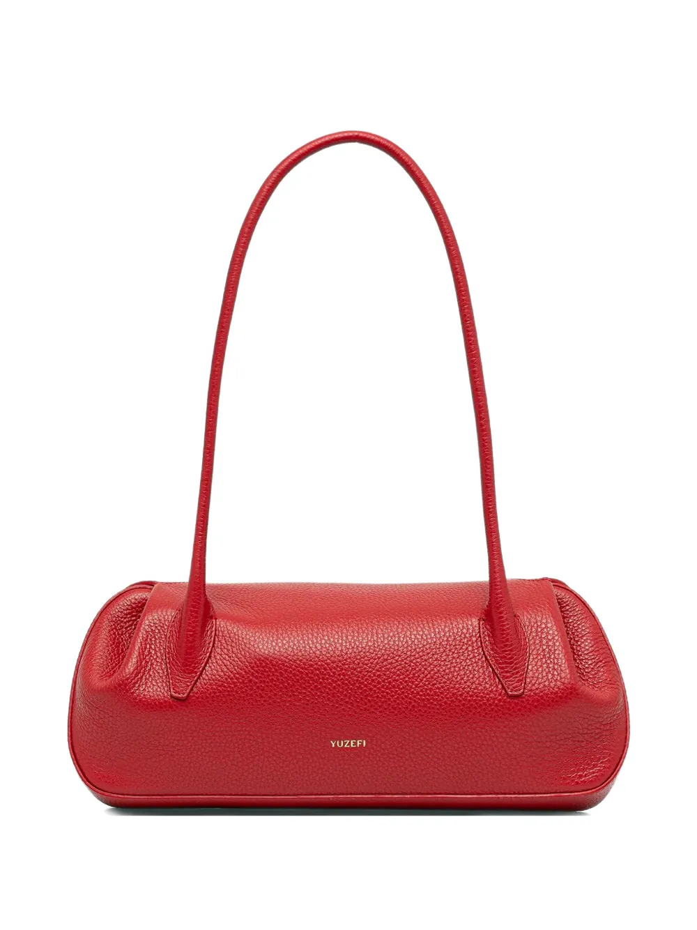 Yuzefi gathered top handle tote bag - Rosso