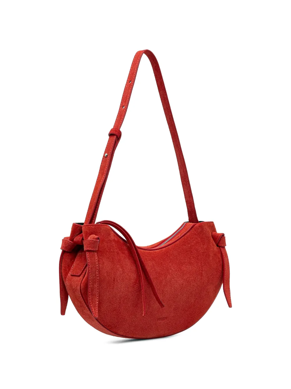Yuzefi Fortune Cookie suede shoulder bag - Rood