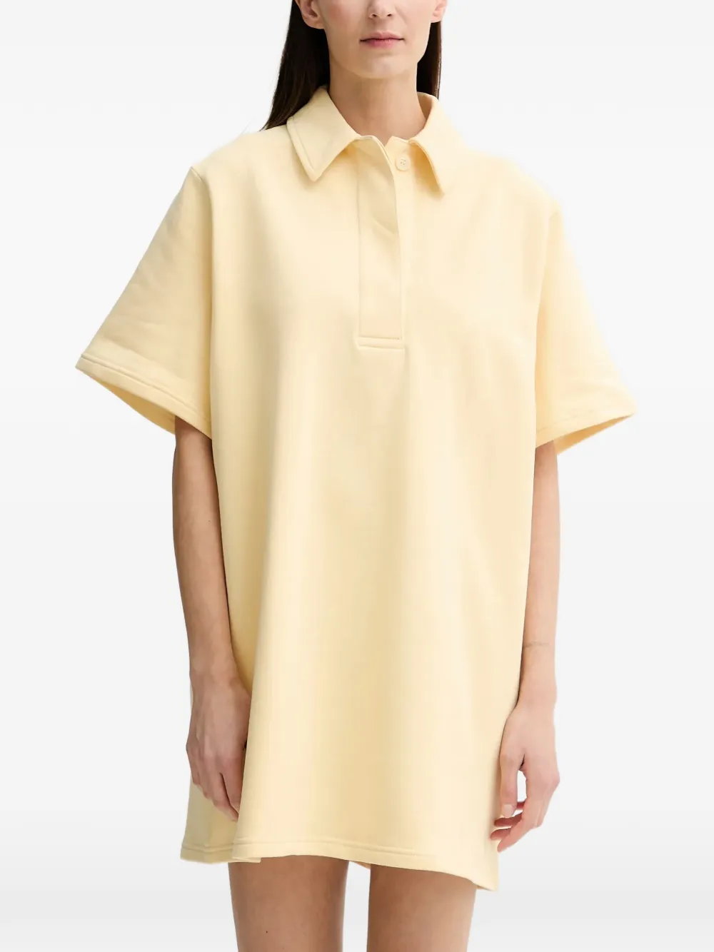 STAND STUDIO polo shirt dress - Giallo
