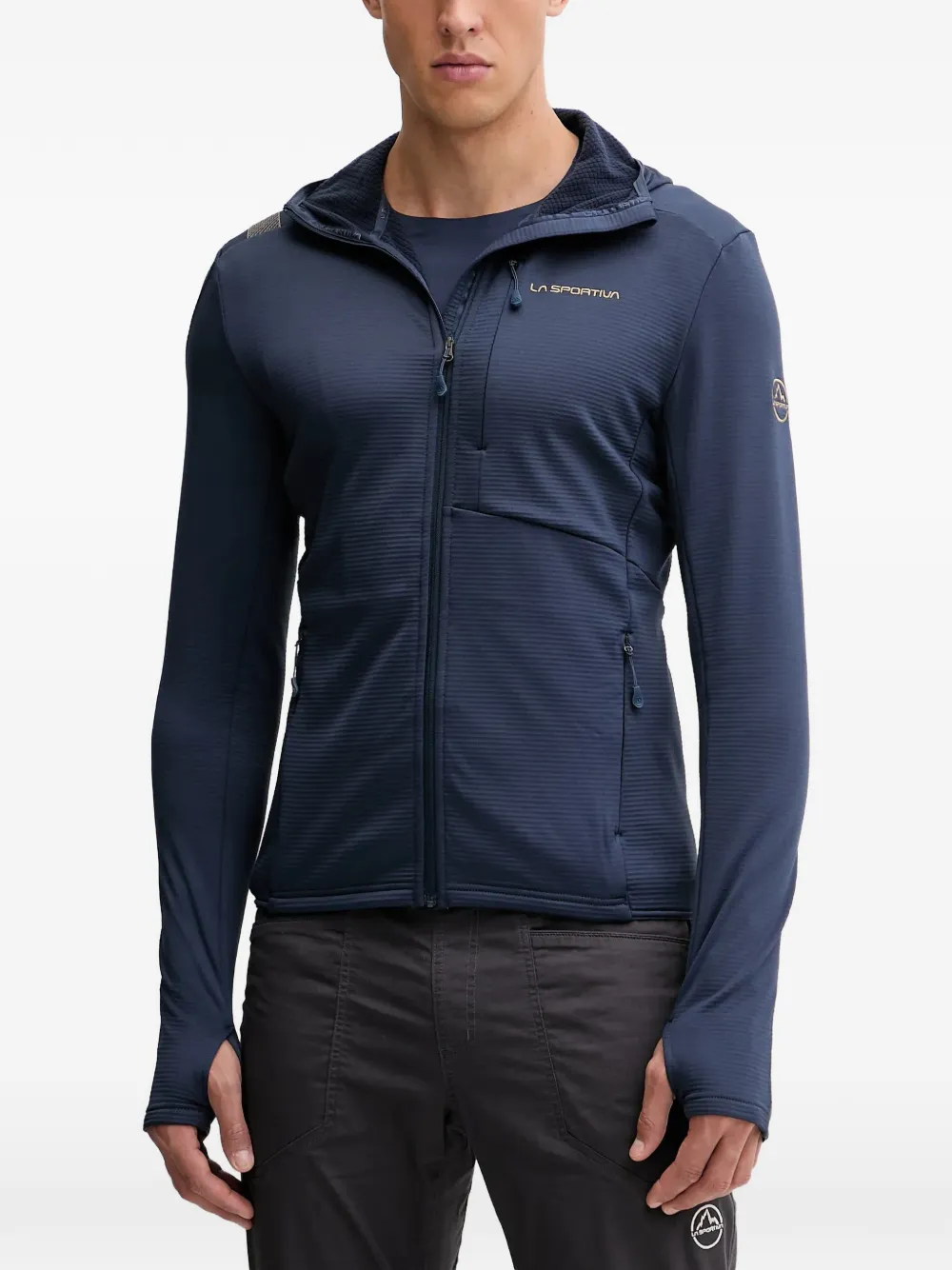 La Sportiva Zip-up Hoodie In Blue