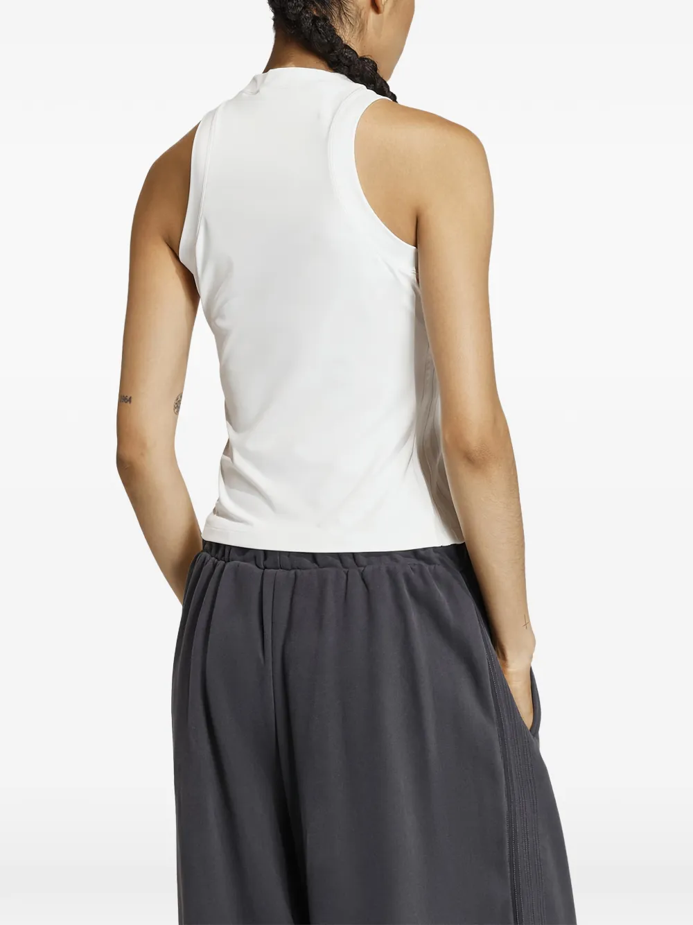 adidas Tanktop met ronde hals Wit