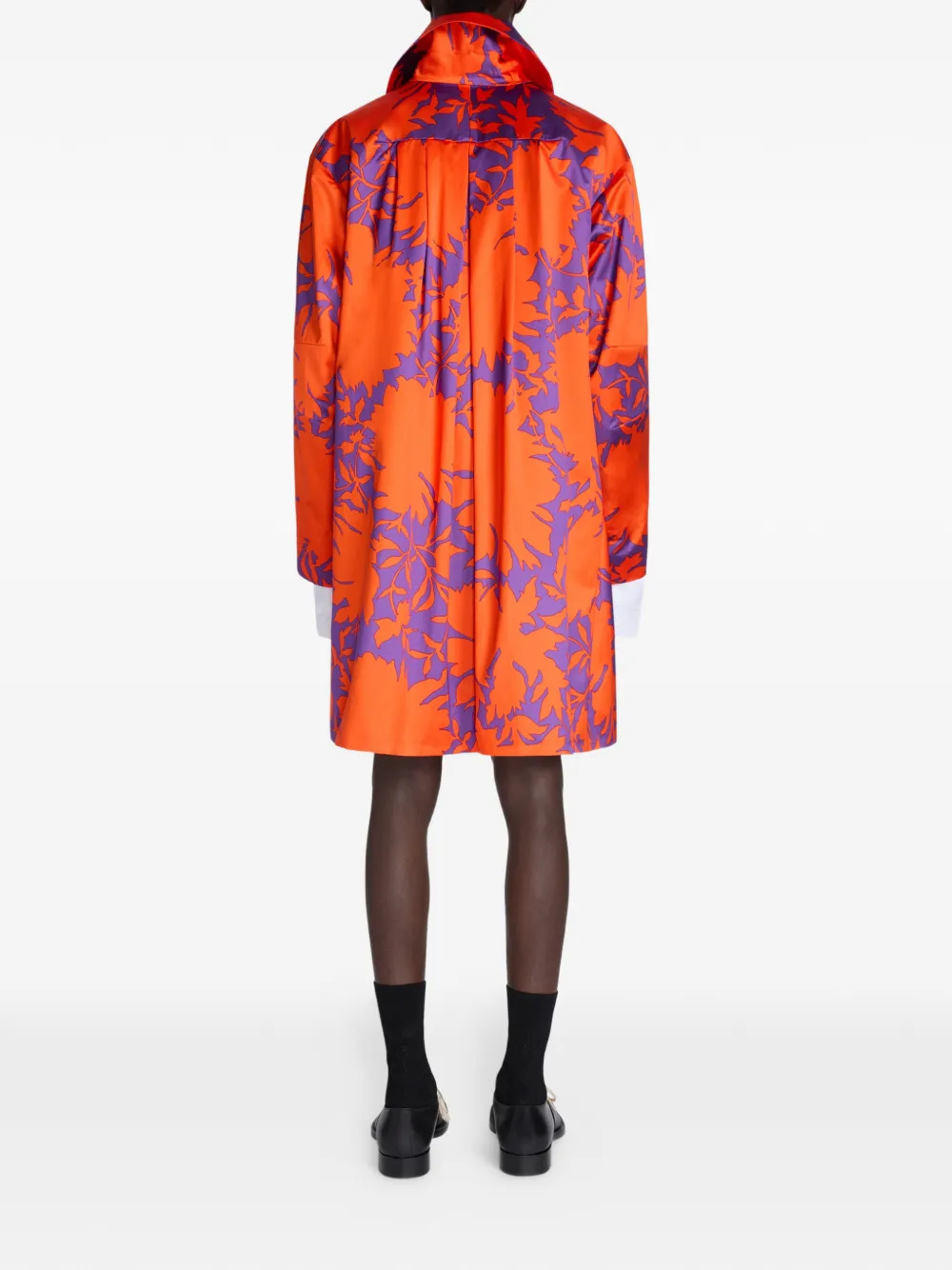 DRIES VAN NOTEN Jas met knopen Oranje