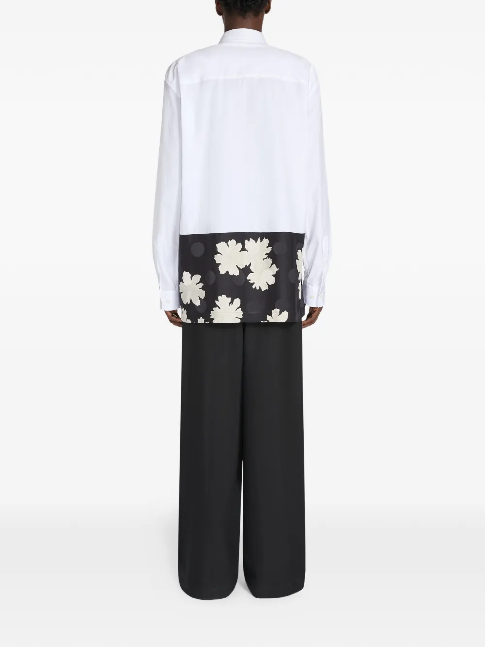DRIES VAN NOTEN フローラル シャツ | ホワイト | FARFETCH JP