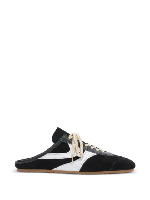 DRIES VAN NOTEN suede sneaker mules
