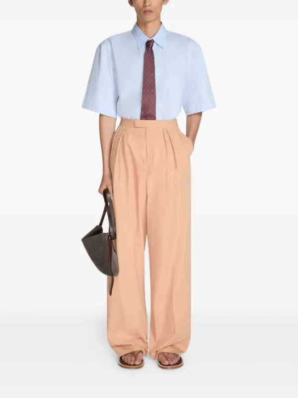 DRIES VAN NOTEN プリント シルクネクタイ | ブラウン | FARFETCH JP