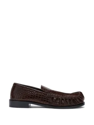 DRIES VAN NOTEN ギャザーローファー | FARFETCH JP