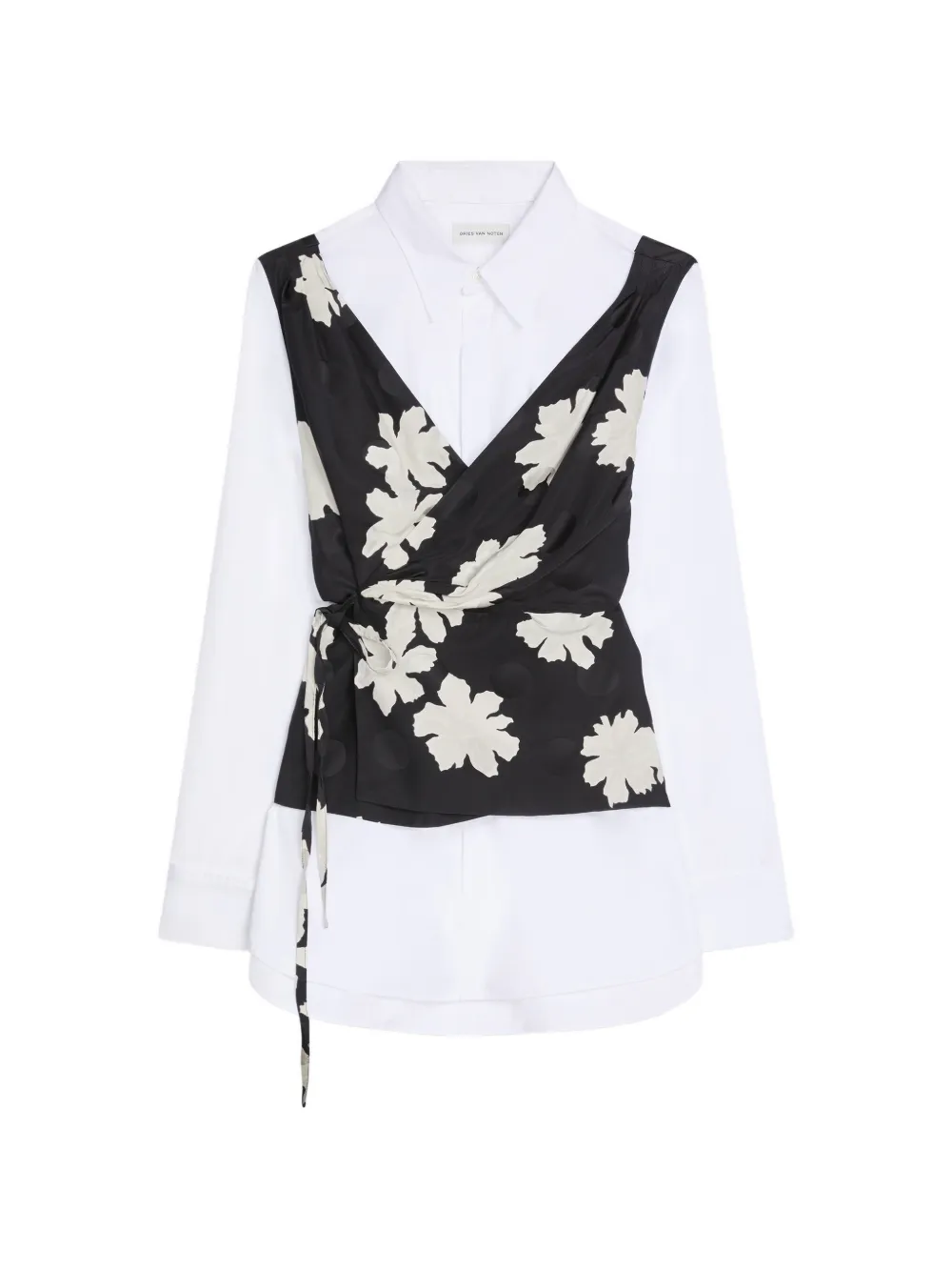 DRIES VAN NOTEN Camicia a fiori - Bianco