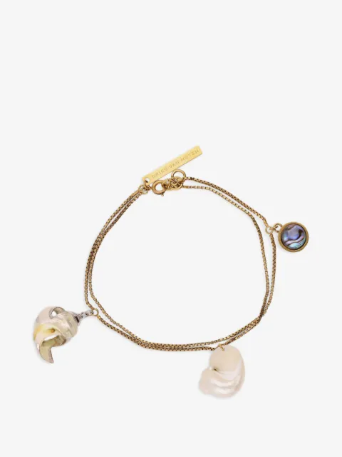 DRIES VAN NOTEN chain charm bracelet