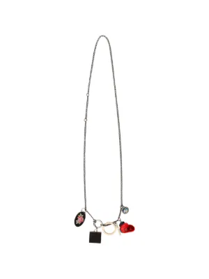 DRIES VAN NOTEN ネックレス DRIES VAN NOTEN crystal-embellished Necklace | Silver | FARFETCH