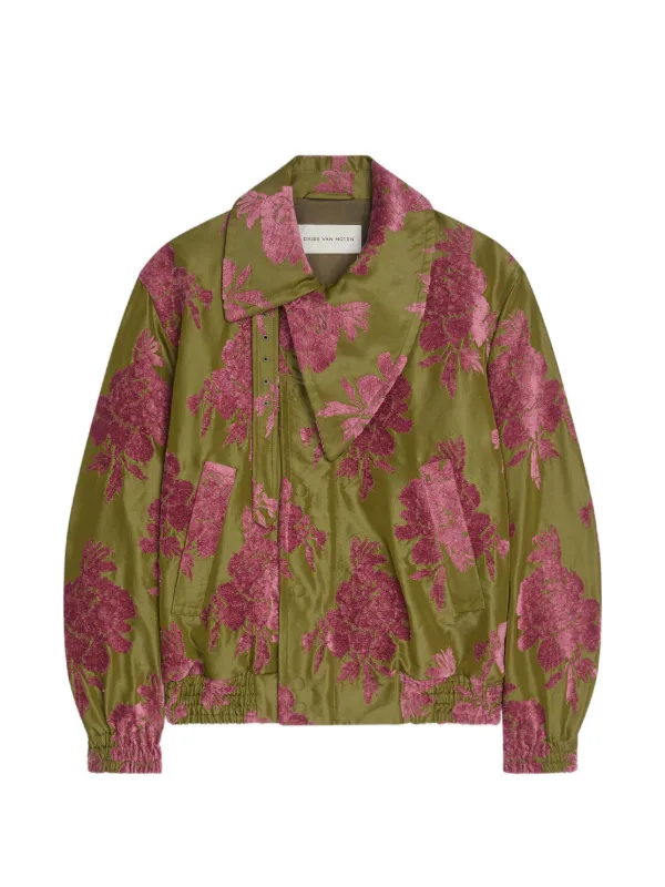 Dries Van Noten 花柄ブルゾン XS 33386251_64007221_600.jpg