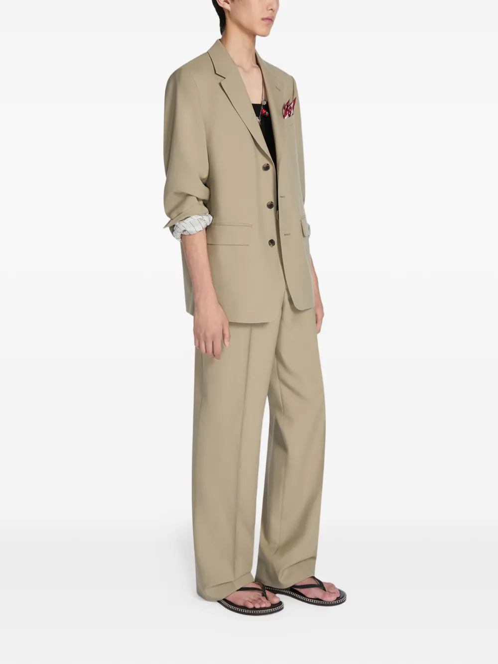  Dries Van Noten Completo Due Pezzi - Toni Neutri 
