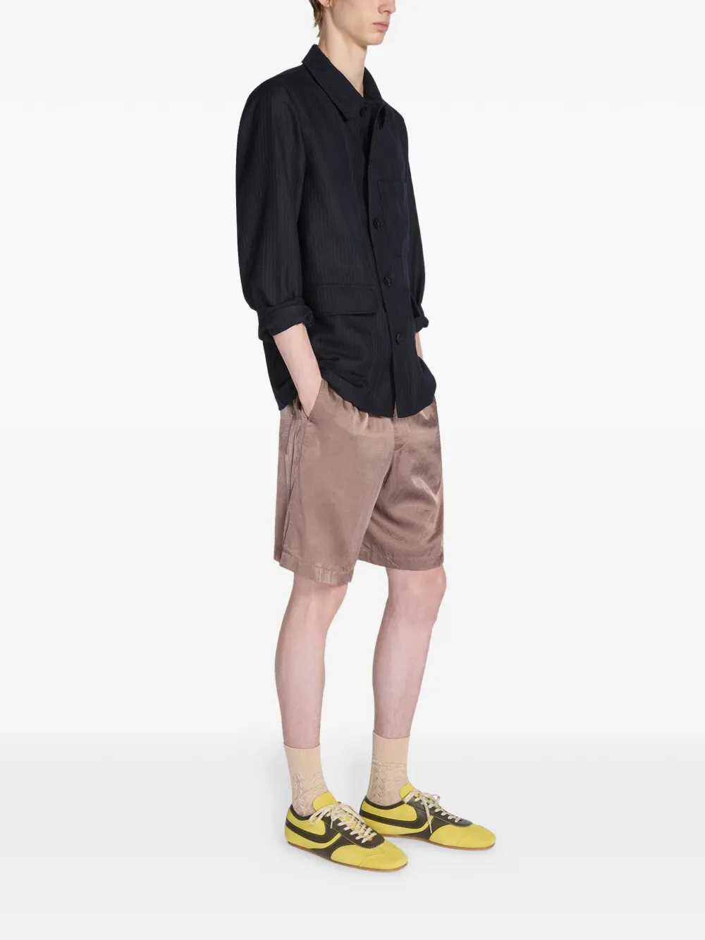  Dries Van Noten Drawstring Shorts - Pink 