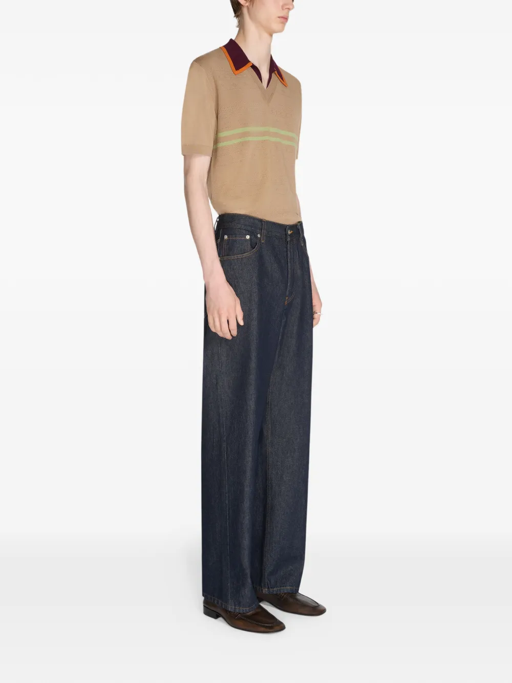 DRIES VAN NOTEN button-fastening Jeans | Blue | FARFETCH GE