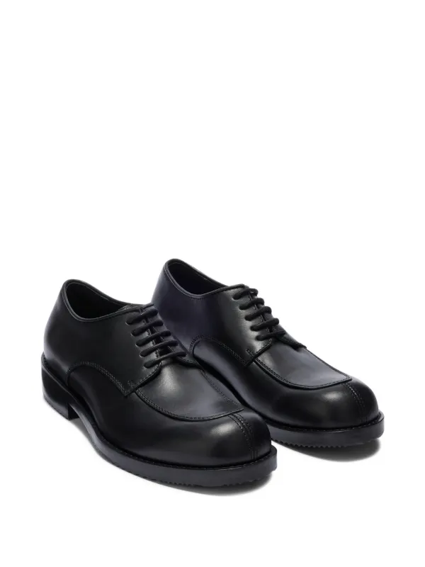 DRIES VAN NOTEN レザー ダービーシューズ | ブラック | FARFETCH JP
