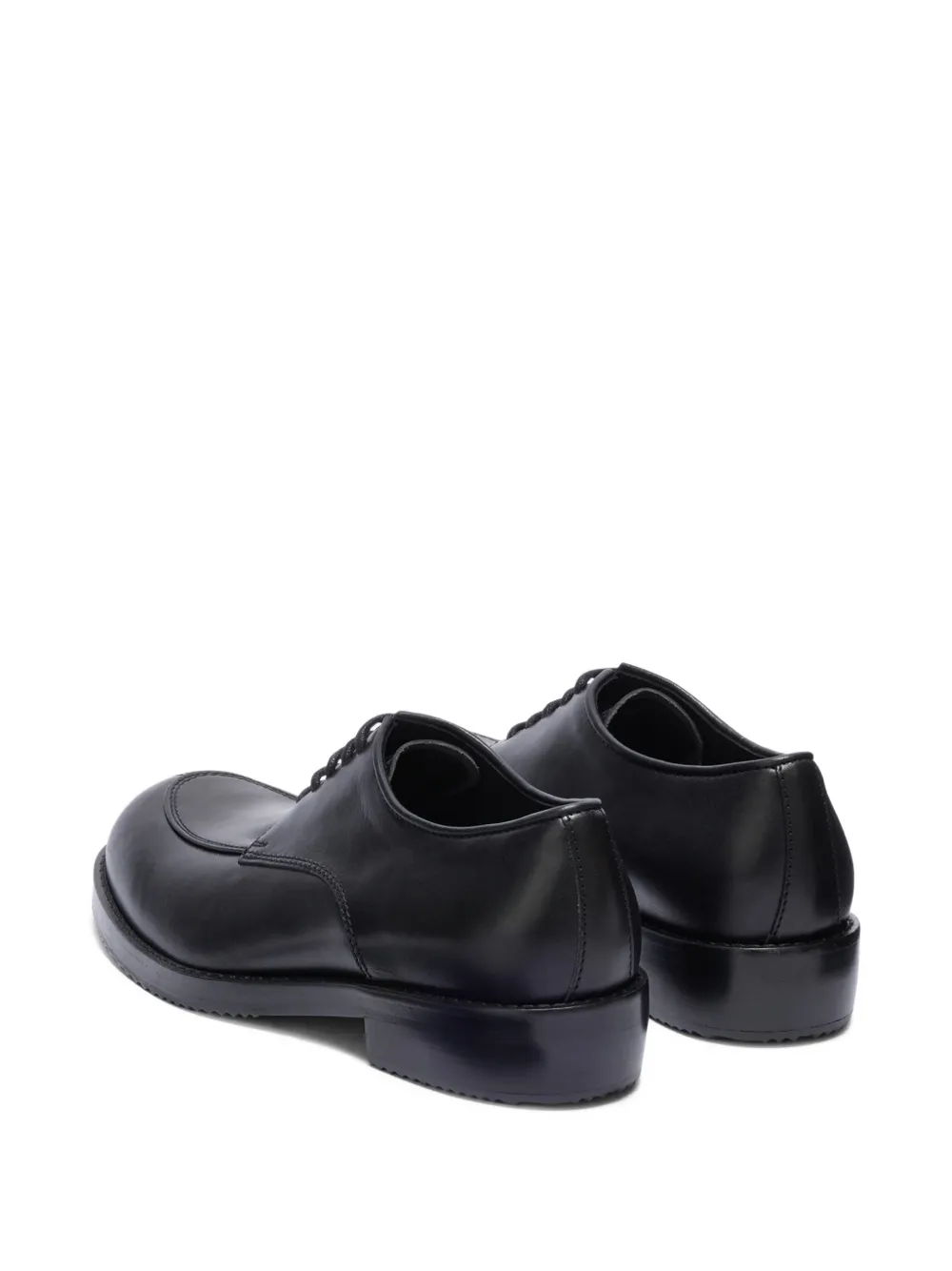 DRIES VAN NOTEN Leren derby schoenen Zwart