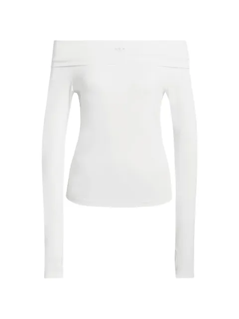 adidas long-sleeve off-the-shoulder top