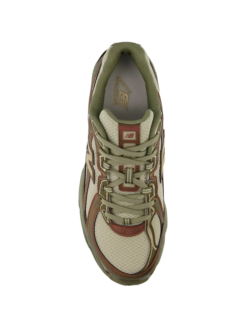 New Balance 740 sneakers met logodetail Groen